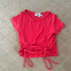 princess polly red tee
